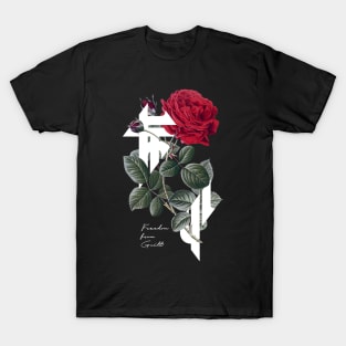 Logo Rose Cut T-Shirt